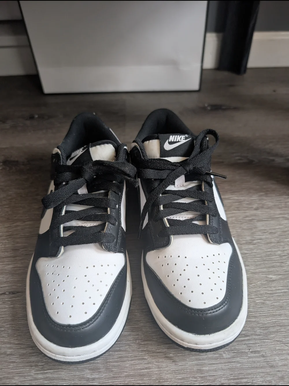 Nike Black and White Low-Top Sneakers Panda